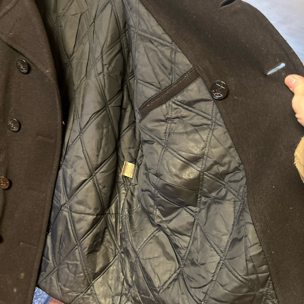 Vintage World War II wool navy jacket Aberdeen collection size XL rare With Id - Picture 5 of 10